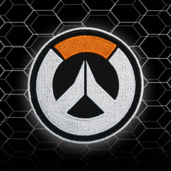 Parche termoadhesivo / con velcro bordado con el logotipo del juego Overwatch
